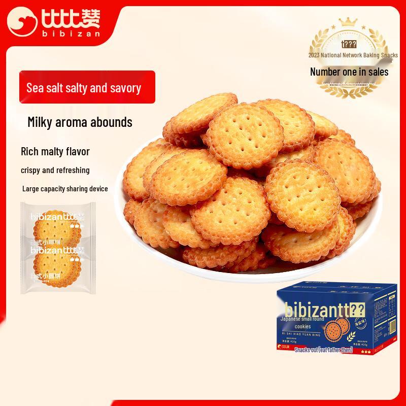 BIBIZAN Japanese Small Round Biscuits