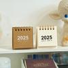 2025 Stolní kalendář Mini spirálové kalendářové knihy Kawaii Seznam úkolů Denní Měsíční Roční plánovač Time Management Stolní dekorace