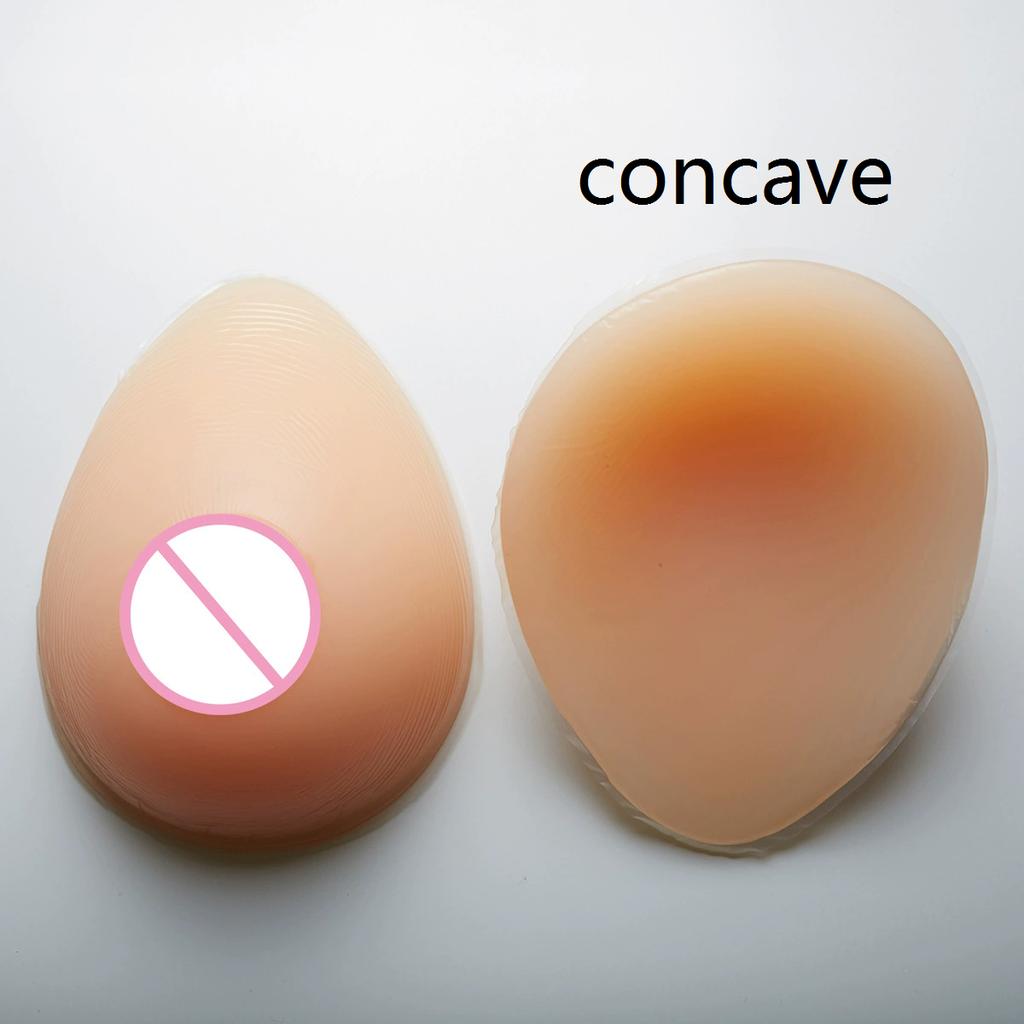 300-1600g Water Drop Shape Silicone Breast Forms Fake Boobs Breast for Cross Dresser Beauty