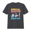 Special Education Assistant T Shirt For Teachers Teacher Teaching Assistance Educator Tutor Vintage Washed Slightly Stretched