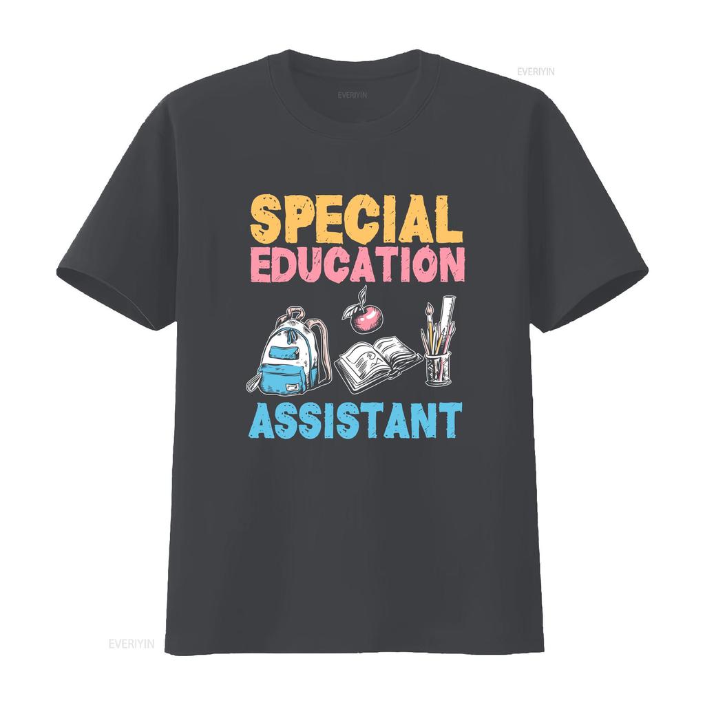 Special Education Assistant T Shirt For Teachers Teacher Teaching Assistance Educator Tutor Vintage Washed Slightly Stretched
