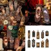 20Pieces Aesthetic Decorative Sticker Goth Embossed Sticker for Water Bottle Laptop Scrapbook Skateboard Phone Case