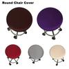 Round Chair Cover Bar Stool Cover Elastic Seat Cover Home Chair Slipcover Floral Dining Office Chair Anti-Dirty Seat Covers