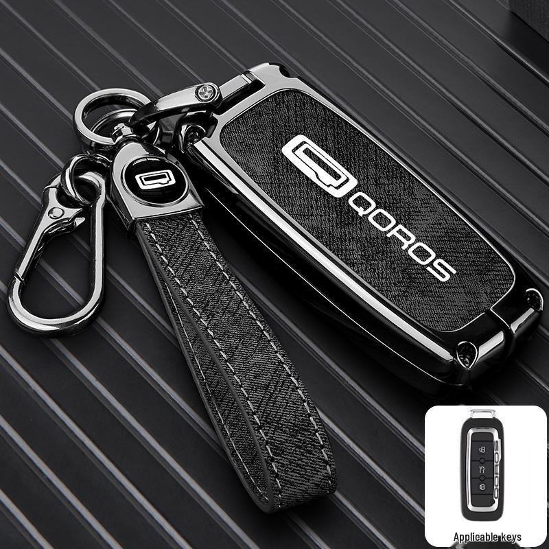 Qoros Key Covers: Compatible with Qoros 5, 2020 Qoros 7, Qoros 3 Urban SUV - Creative Car Bag Buckle Included
