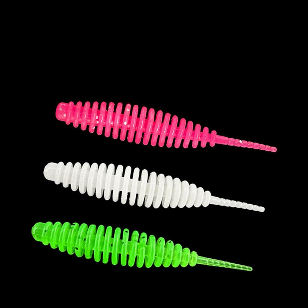 Worm Soft Tanta Fishing - 100pcs 25mm & Bass for