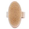 Private Label Bath Brush Bamboo Dry Skin Body Brush Boar Bristles Bath Body Scrub Brush