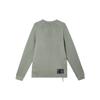 Nike A.P.S. Solid Crew Neck Casual Long Sleeve T-Shirt Men Tops Dark-Mud-Gray FN2974-053