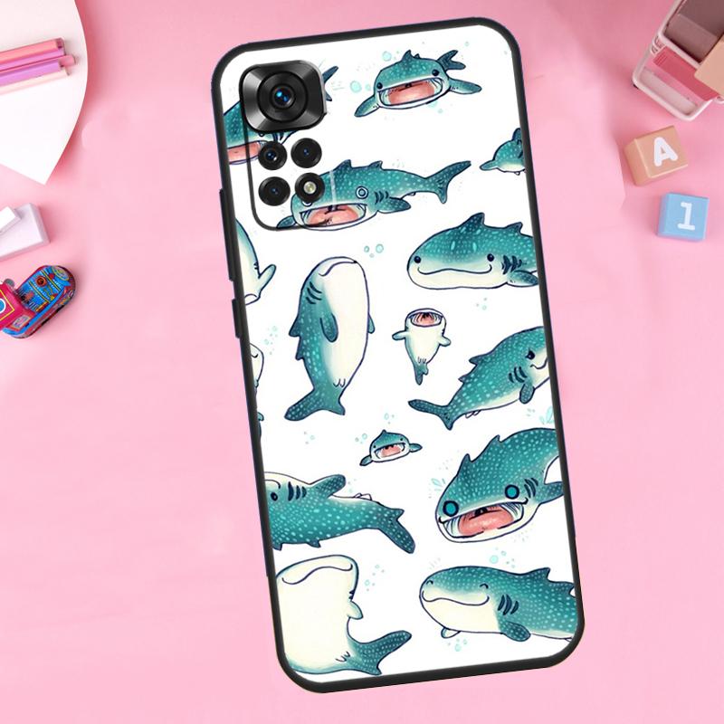 

whale sharks For Xiaomi Redmi Note 14 10 11 12 13 15 Pro Plus Phone Case For Redmi 15C 14C 10C 12C 13C 15 Redmi Note 12 4G