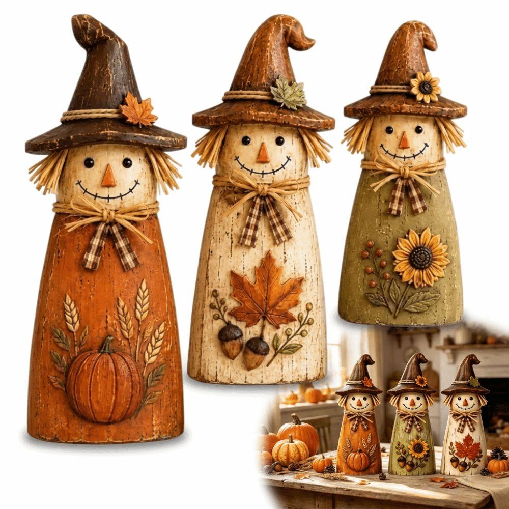 Tabletop Fall Decor Set Vintage Style Halloween Table Decorations  Fall Season