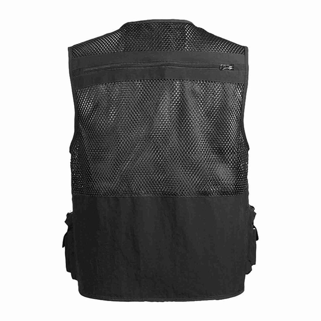 Fishing Mesh Vest Fishing Vest Breathable Fishing Travel Mesh Vest with Pockets Work Vest for Outdoor Activities