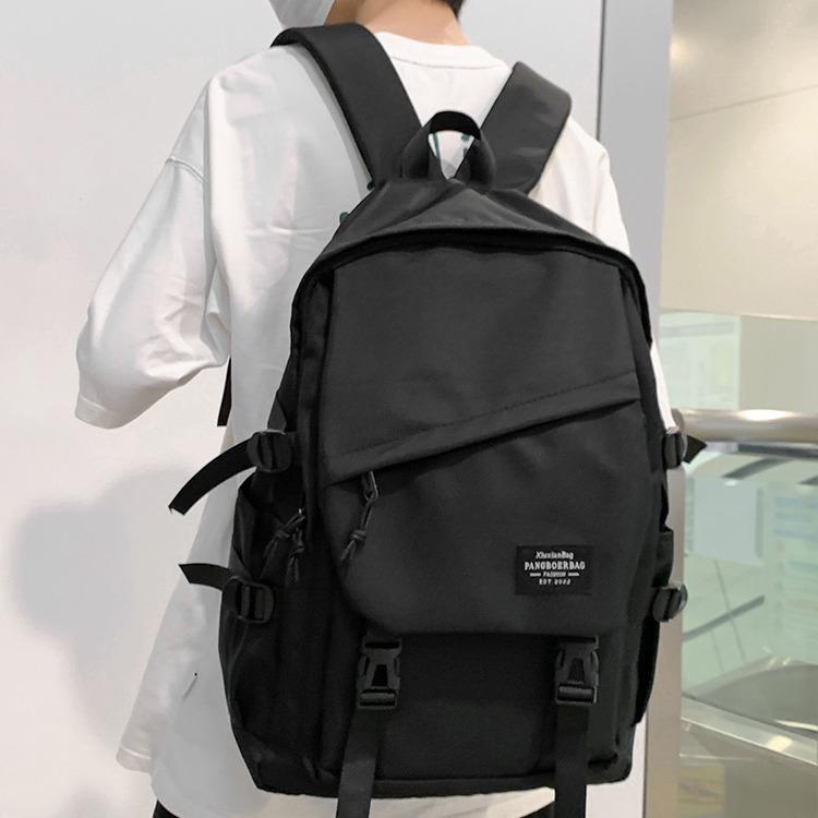 Schoolbag Computer Backpack Men's and Women's Simple Versatile Large Capacity Leisure Travel Backpack Junior High School Student School Bag