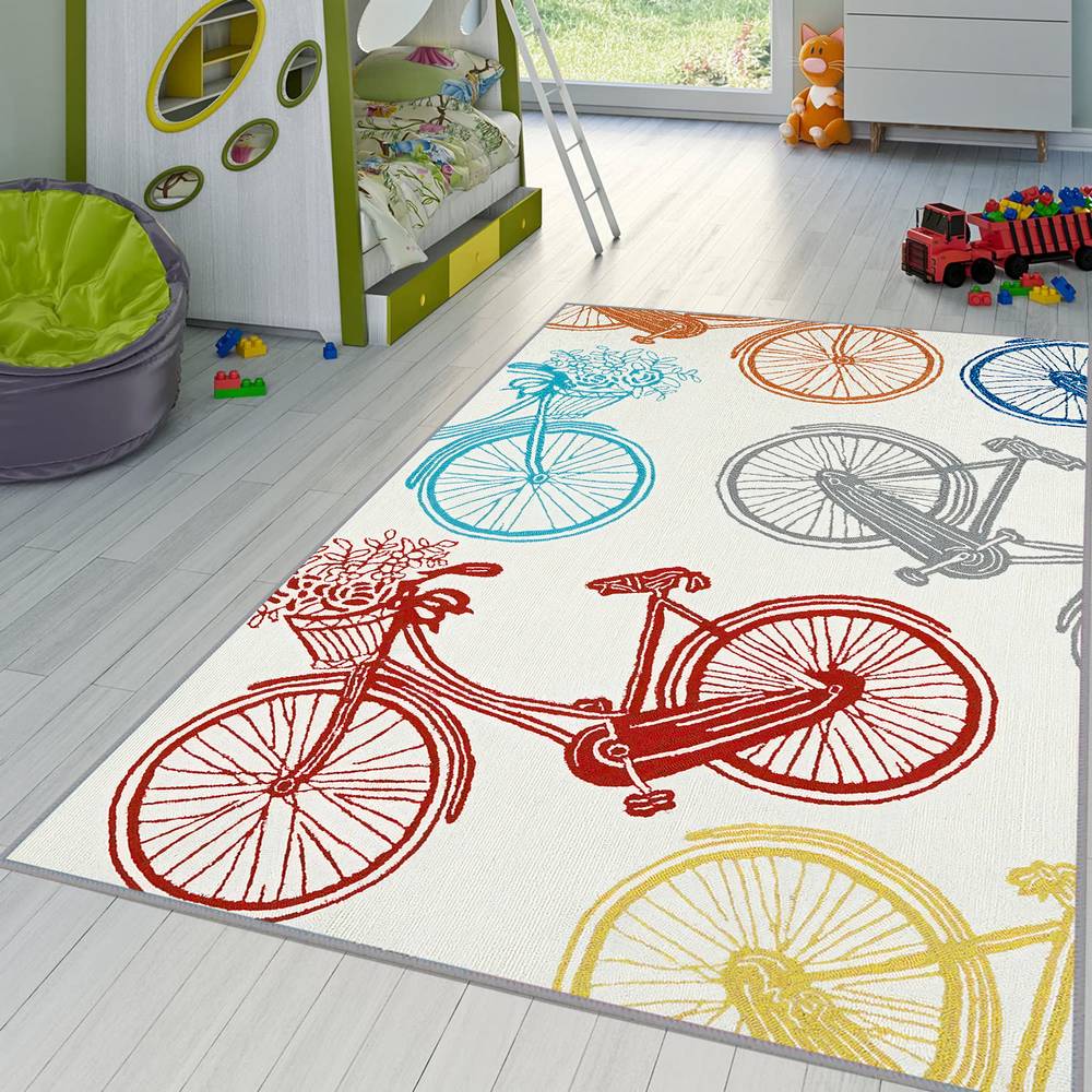 

Mosimoso Home RJ028 Детский ковер с нескользящей подошвой в горошек 80x150 cm