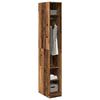VidaXL Garde-robe vieux bois 30x50x200 cm bois d'ingénierie, armoire de rangement, organisateur de garde-robe, armoire, 3307691