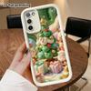 Phone Case: 2D Flat Design Suitable for Samsung Galaxy A34 A35 M05 M06 S20 S22 S21 FE Plus 5G Protective Case, Christmas Tree and Santa Claus, Perfect