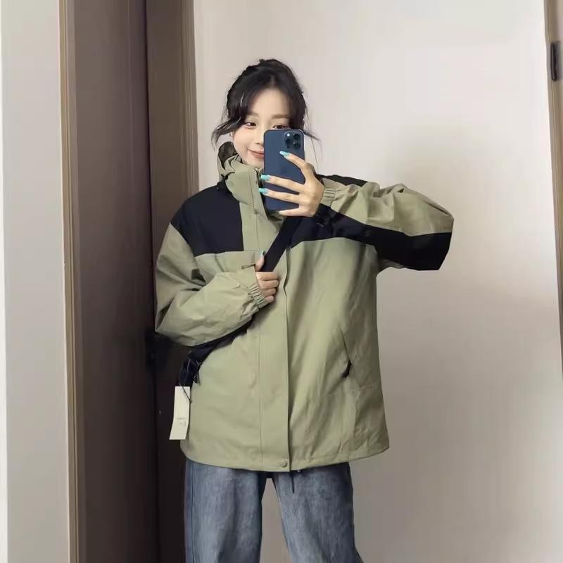 Mountain Jacket Women's Autumn 24 Winter Outdoor Outing Three-in-one Removable Windproof and Waterproof Mountaineering Jacket Men