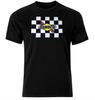 Sunoco Racing Checkered Flag Black T-Shirt.png