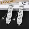 Personalized Book Mark Stainless Steel Metal Bookmarks Gift For Good Friends Collection Stationery School Supplies