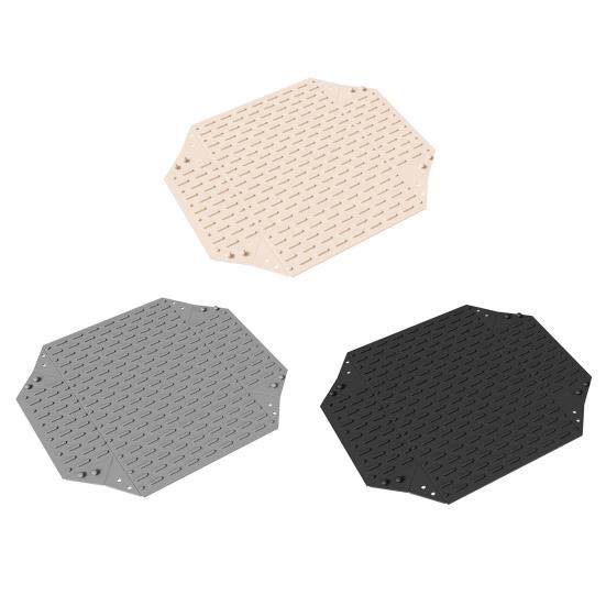 Faltbare Abtropfmatte Silikon Hitzebeständig Große Kapazität Küchenarbeitsplatte Spülbeckenmatte Leicht zu Reinigen Rutschfest Haustierfuttermatte