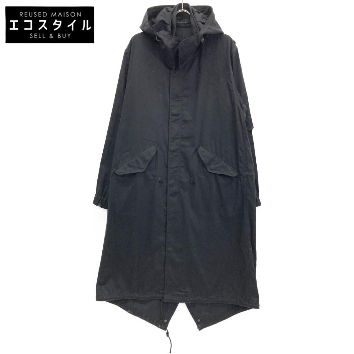 

Yohji Yamamoto POUR HOMME 22Stainless Steel HG-C12-056 Black Moss Coat coat 2 blackUsed