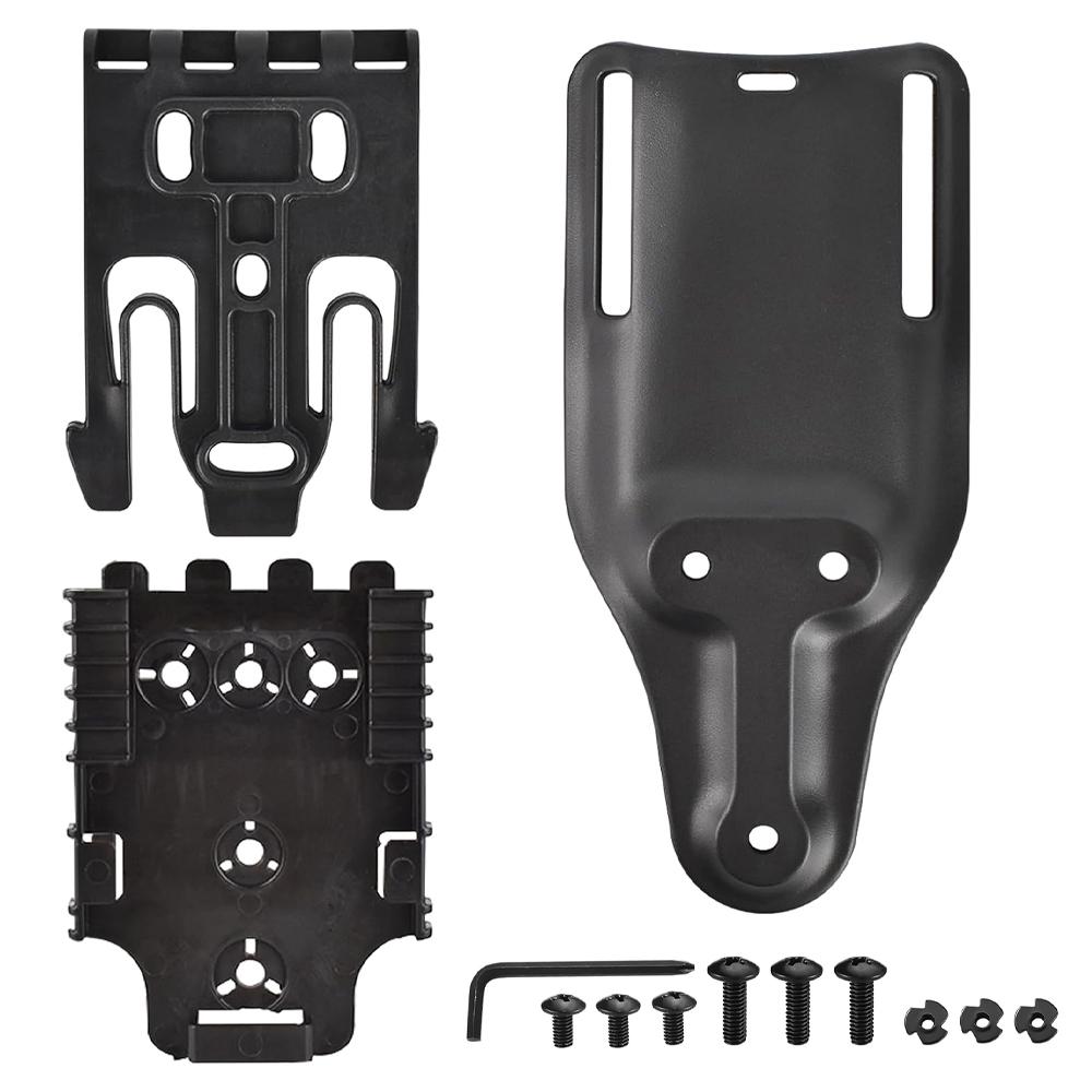 QLS Quick Locking System Kit Quick Connect Drop Leg Holster and Belt Accessories Mid-Ride Universal Belt Loop with Locking Fork