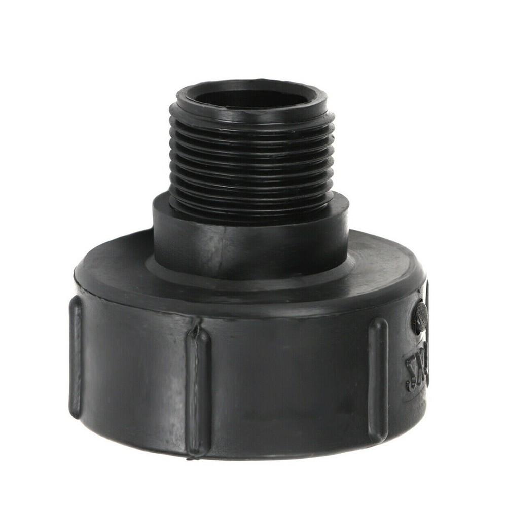 S60x6×1\" IBC Tote Drain Tank Adapter Water Tank Garden Hose Fitting Tool