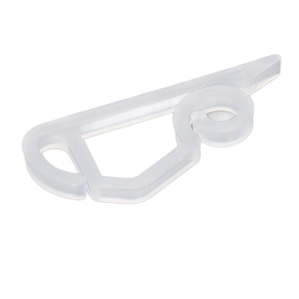 100pcs Christmas Lights Gutter Clips Reusable Waterproof Frostproof Plastic Gutter Clips String Light Hooks for Party