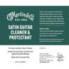 Martin Satin Guitar Cleaner & Protectant – 4 oz Spray Bottle 18A0135 | Cleans and protects without adding shine | Contains carnauba wax for a satin fi