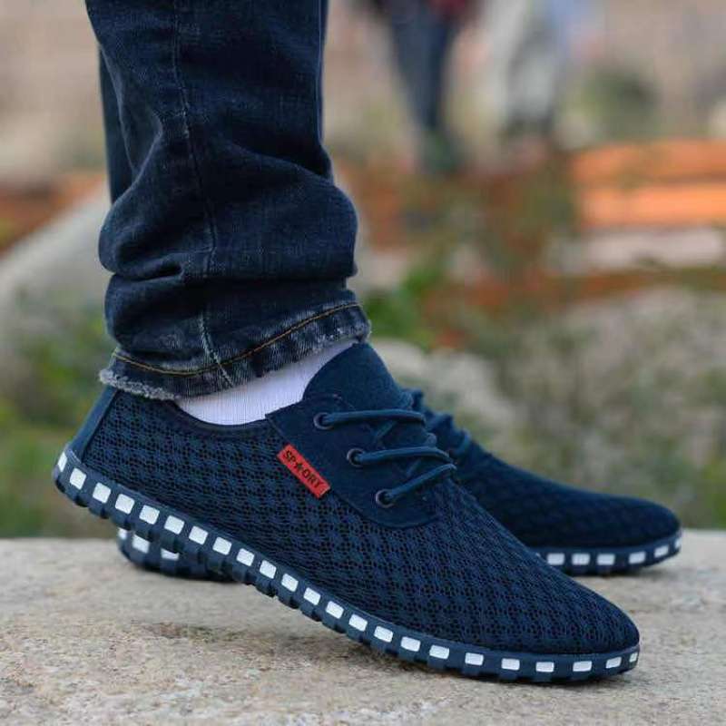 

Laobei cloth shoes men s summer breathable mesh shoes men s mesh shoes deodorant mesh men s shoes versatile sports and leisure shoes 39