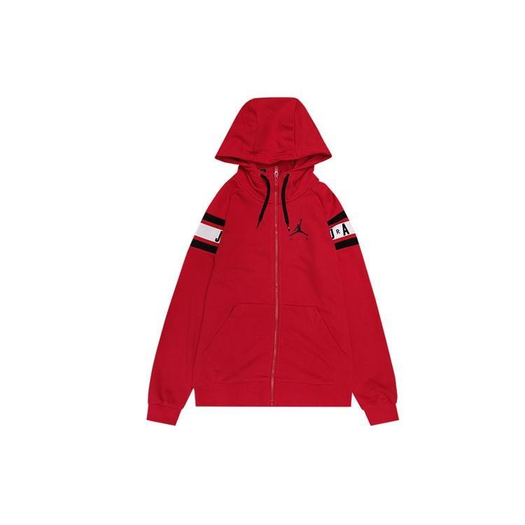 Air Jordan Knit Breathable Athleisure Casual Sports Jacket Red Men s CU2775-687 L