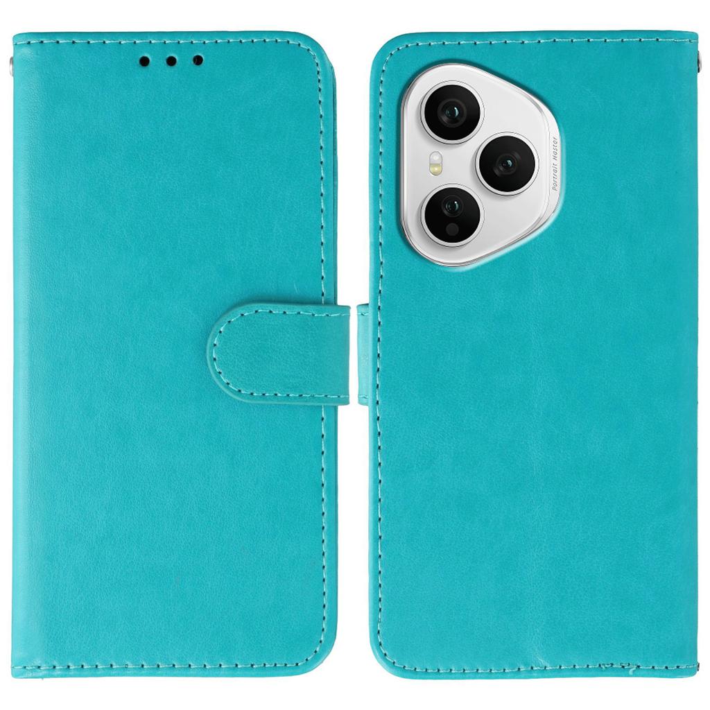 For Honor 400 Pro 5G (Global) Case PU Leather Flip Wallet Phone Cover with Strap