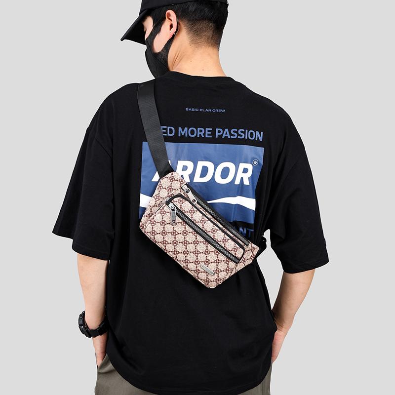 Waist Bag Men Belt Pack Waterproof Sports Travel Phone Pouch Messenger Pouch Fashion Chest Bag Men Hip Waist Pack Shoulder Bags