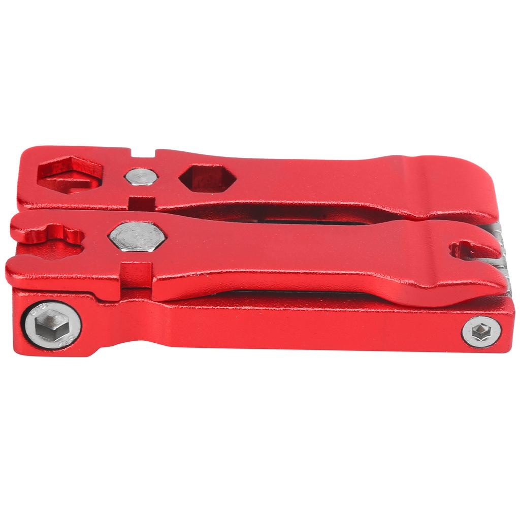 19 In 1 Bicycle Repair Tool Foldable Cycling Repair Tool Kit Hex Wrench Screwdriver SetRed