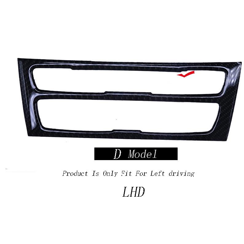 

Стайлинг автомобиля из углеродного волокна, центральная консоль, воздуховыпускные панели, крышки, наклейки, рамка для BMW 1 Serise F20 F21, автоаксессуары с левым рулем D Model LHD