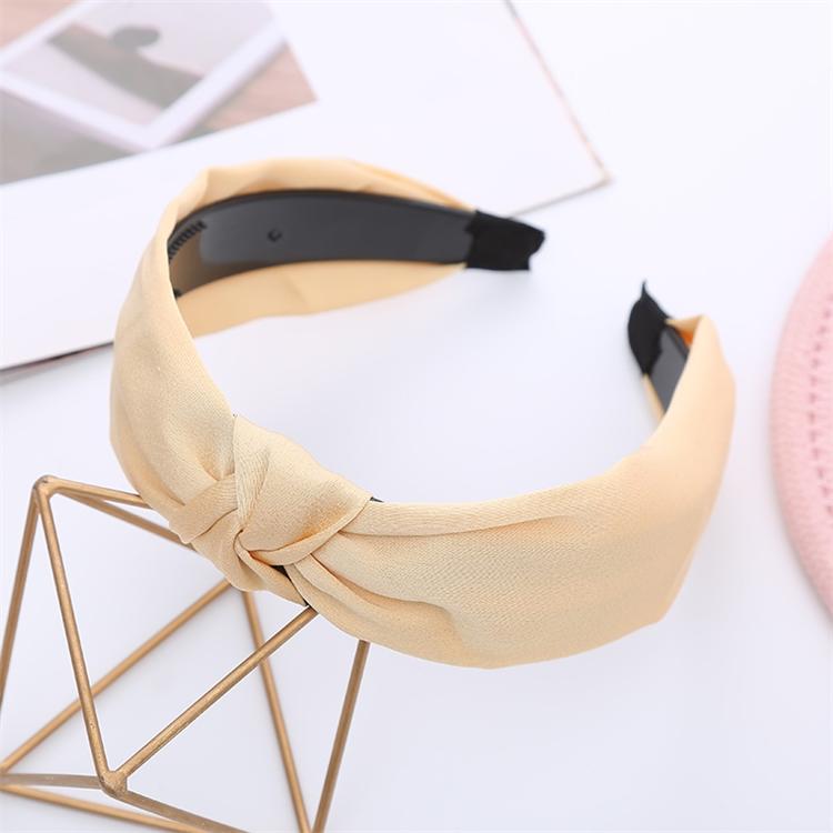 Girls and Ladies Fabric Knotted Hair Band Solid Color Sweet Headband Wholesale Simple Head Hoop Minimalist Modern 10 Colors