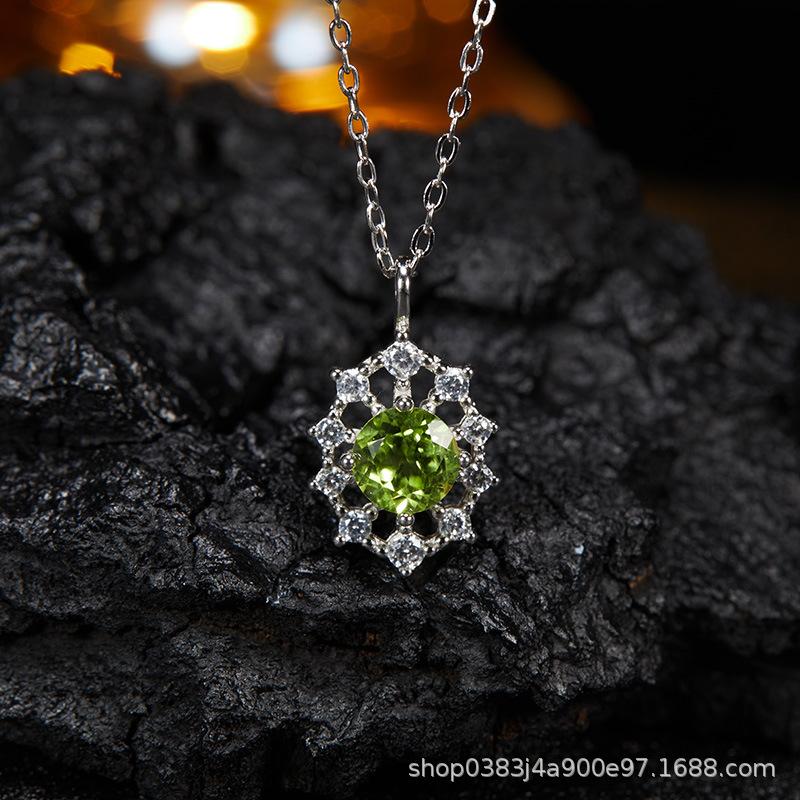 Premium Cooling S925 Sterling Silver Plated 18K Gold Natural Colored Treasure Stud Earrings, Wind Niche Jewelry Does Not Fade