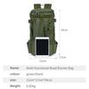 Outdoor Fishing Backpack with Rod Holder - Large Capacity Double Shoulder Lure Bag