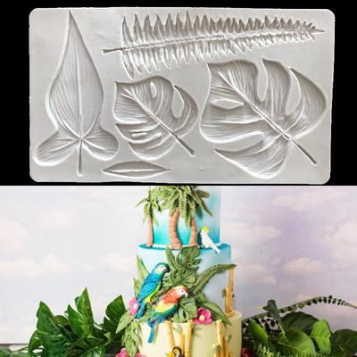 Turtle Leaf Shape Cake Silicone Mold Fondant Chocolate Plant Dessert Table Aromatherapy Gypsum Mould