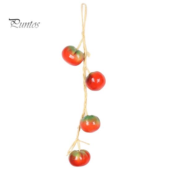 Rustic Kitchen Wall Decorations Artificial Hanging Vegetables String, Simulation Pendants, Farmhouse for Decor Decor, Realistic Foam Vegetable