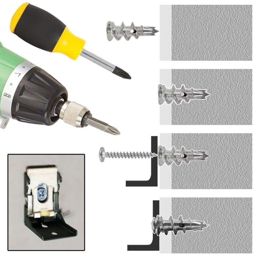 Metallväggfästen Kraftiga Ihåligväggfästen Expansionsskruvar Gipsankare Självborrande