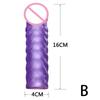 Penis-Verlängerungshülse Wiederverwendbar Silikon Mit Noppen Kondom Sexspielzeug Männer Dildo Penis-Kondome G-Punkt-Stimulation Verzögerung Ejakulation