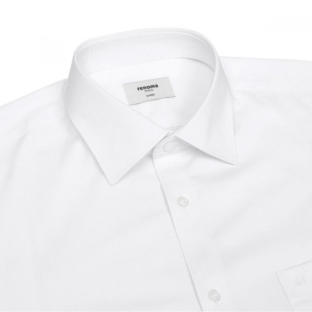 Renoma Regular Fit Spandex Diagonal Dobby Long Sleeve Shirt Rpfsg1023 Wh