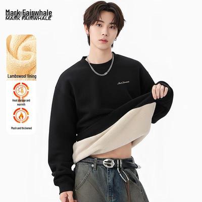 Mark Fairwhale Men's Fleece-Lined Round Neck Sweatshirt