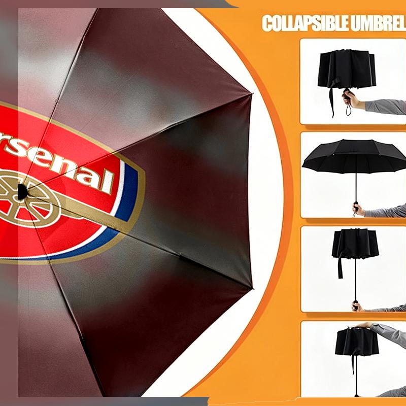 Football team.C Print Umbrella Automatic Opening/ Closing - Portable Foldable Design - Daily Use for Travel/Outdoor - Gift for Birthday
