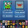LED Matrix Pixel Display Smart App Control DIY Digital Photo Frame Pixel Programmable Screen Game Room Desktop Decor Night Light