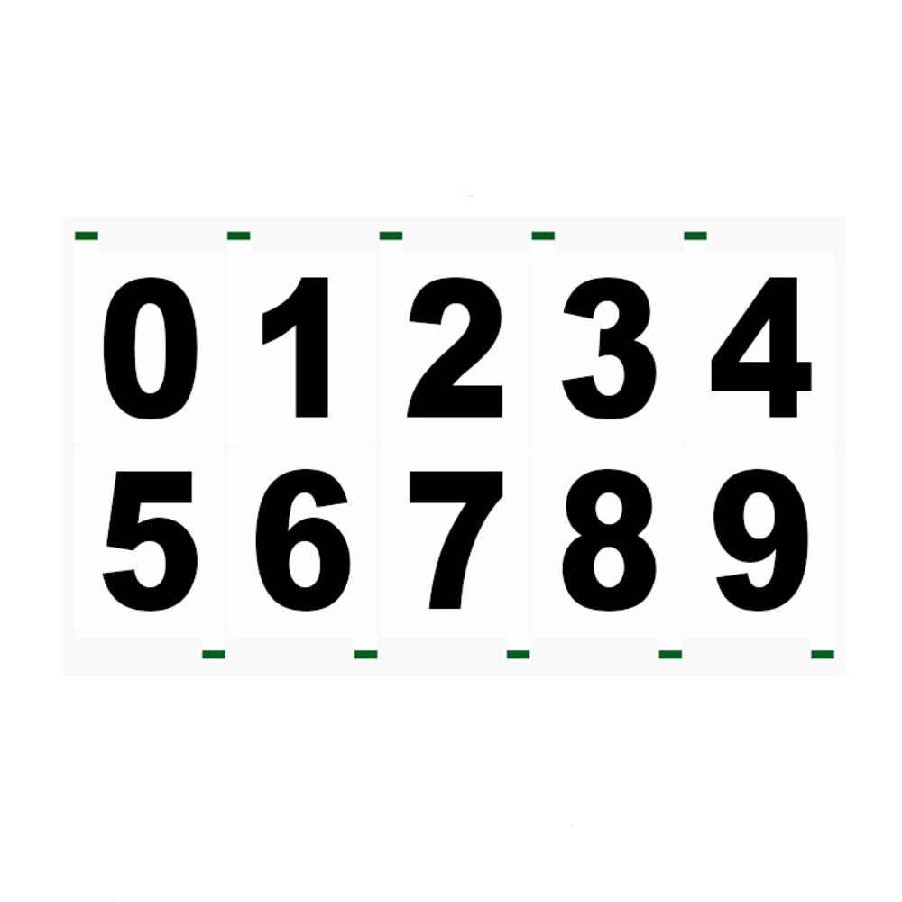 5Pcs High Temperature Waterproof Invisible Digital Sticker  for Vehicles/Car/SUV
