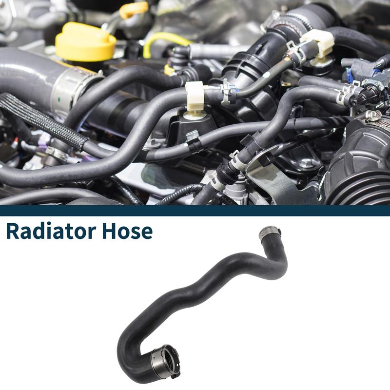 X Autohaux Radiator Hose Heater Hose for Opel for Astra J 1.7 CDTI 2009-2015 No.13265281 Rubber Boost Air Hose Black 1 Pc