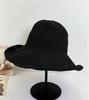 Ultra-fine Woven Handmade Grass Woven Bucket Hat Women's Travel Big Eaves Fake Sunscreen Visor Summer Lafite Straw Hat
