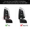 Key Fob Cover for BMW 2 Series 4 Series I4 M2 X4M 2024 Smart Key  Carbon Fiber Key Fob Case Shell Protector for BMW Smart Key