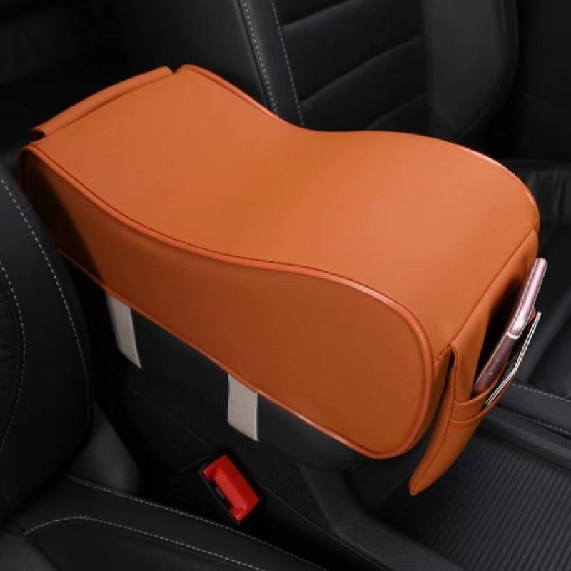 1pcs Car Central Armrest Pad Soft Cushion Car Armrest Box Height Increasing Pad Storage Bag  For Auto Central Armrest