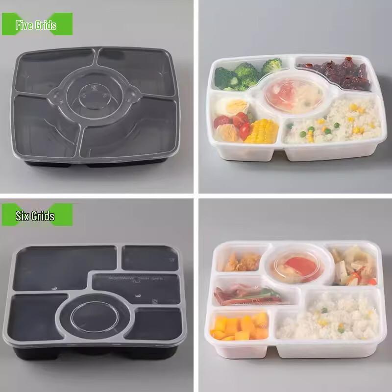 Miaojiayi Disposable 7-Compartment Lunch Box